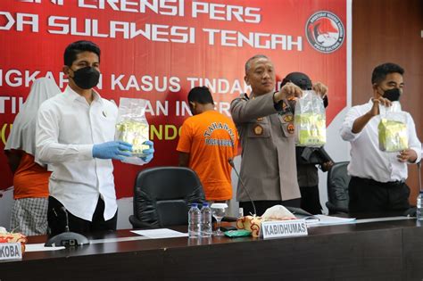 Polda Sulteng Ungkap Peredaran Narkotika Jaringan Internasional