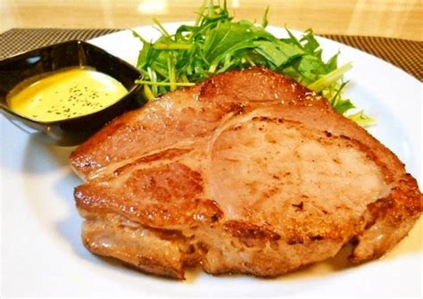 Ham Steak With Honey Mustard Sauce Recipe By Cookpadjapan Cookpad