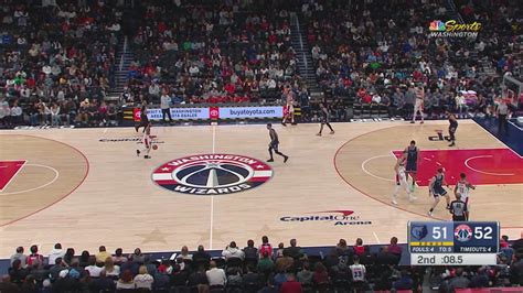 Last Second Field Goal Grizzlies Wizards NBA Official