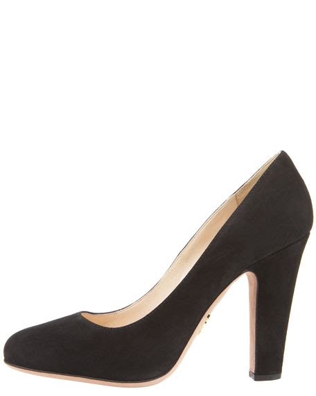 Prada Suede Hidden Platform Pump