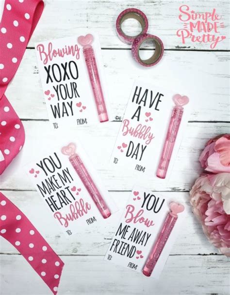 Bubble Valentine Cards