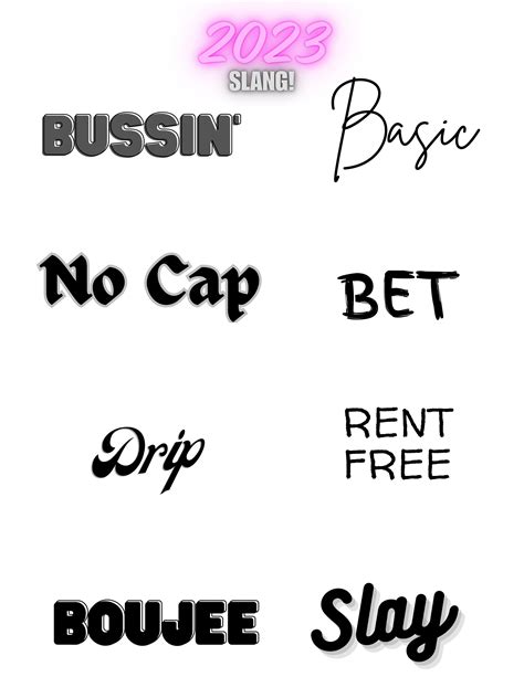 2023 Slang SVG Cool Kid Phrases SVG Trendy Phrases in 2023 Svg - Etsy