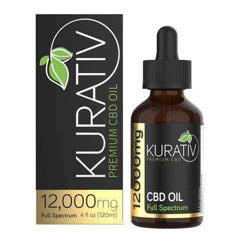 Full Spectrum Cbd Oil 12000mg 219 99 Kurativ Premium Cbd Kurativ