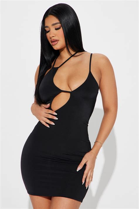 Shes Worth It Double Lined Mini Dress Black Fashion Nova