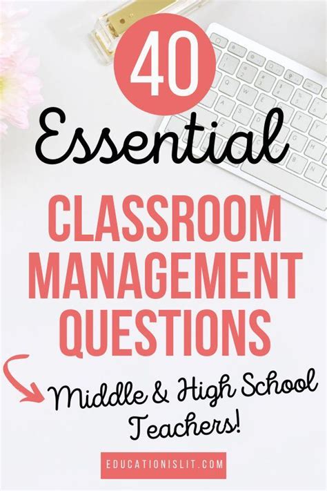 40 Essential Classroom Management Questions Artofit