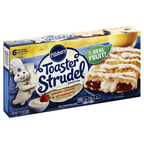 General Mills Pillsbury Toaster Strudel Toaster Pastries 6 Ea