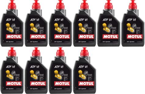 Motul Atf Vi Automatikgetriebeöl Atf Vi Rot 1 Liter 10x 1l 10 Liter