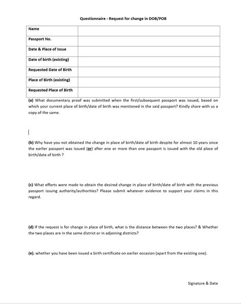 Change place of birth in passport - Indian Passport Renewal - AM22Tech