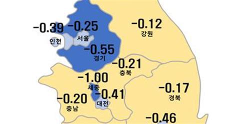 서울 아파트값 5주째 하락폭 축소`노도강`도 진정세