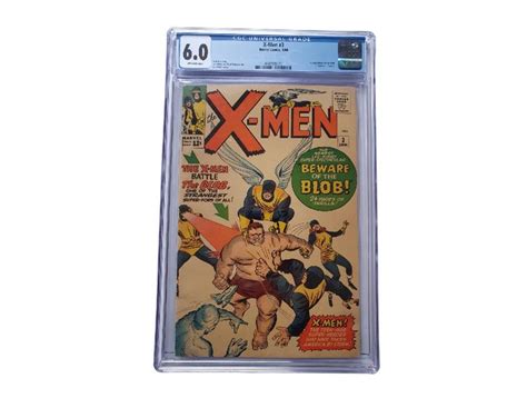 X Men 3 1º St Appearance of the Blob 1 Graded comic 1964 CGC 6