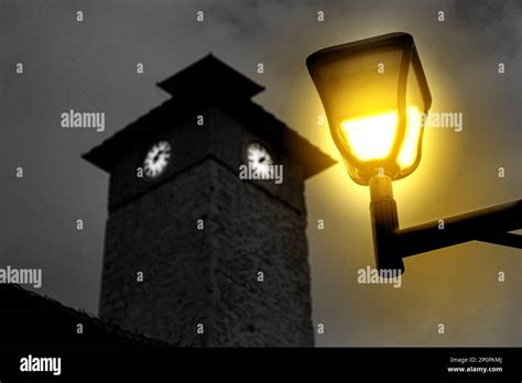 Old clock tower Stock Photo - Alamy