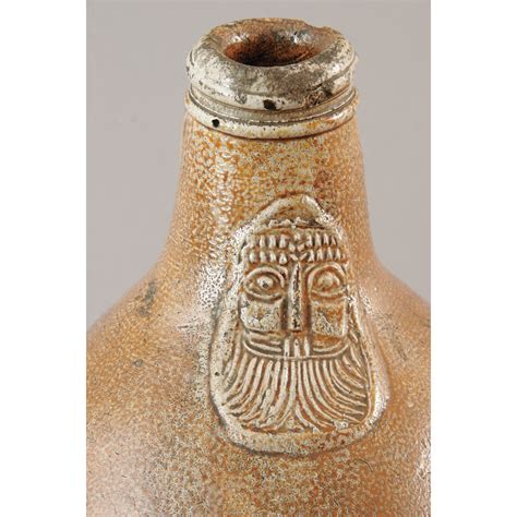 Bellarmine Stoneware Jug - Jeffrey Tillou Antiques