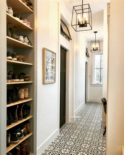 Hallway With Monochromatic Mosaic Floor Tiles Soul And Lane