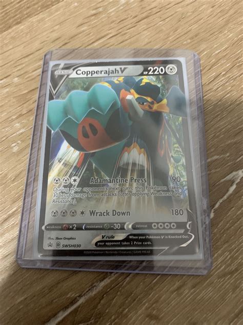 Copperajah V Swsh Pokemon Card Black Star Promo Full Art Ultra Rare