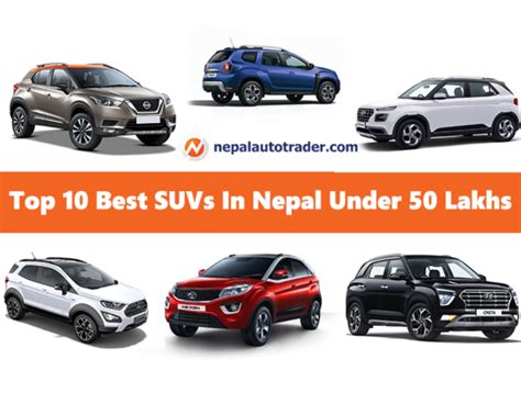 Top 10 Best SUVs In Nepal Under 50 Lakhs