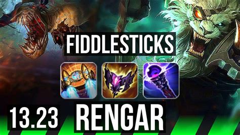 FIDDLE Vs RENGAR JNG Rank 1 Fiddle 15 2 11 Legendary Rank 18