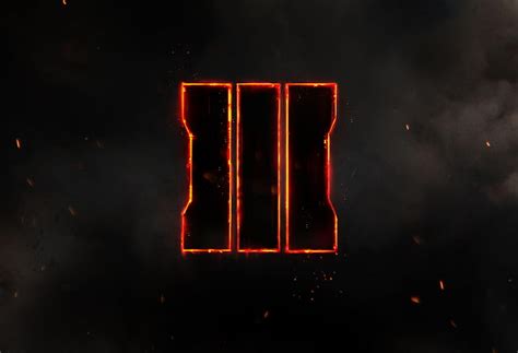 Hd Wallpaper Red And Black 3 Logo Sony Ps4 Call Of Duty Black Ops 3