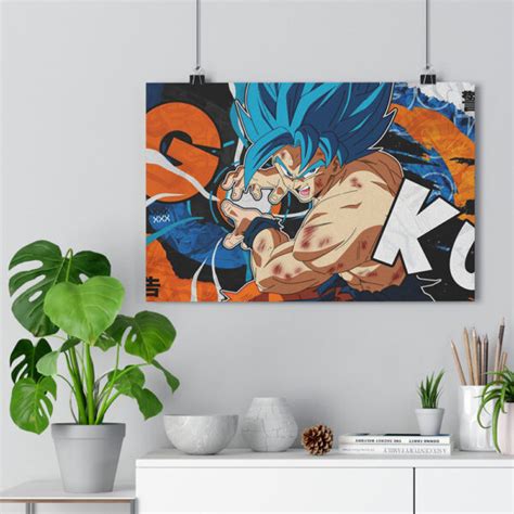 Poster Dragon Ball Goku Tienda Rirumé