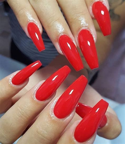 40 Elegant Nail Art Designs For Prom 2019 Red Nails