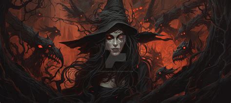 Spooky Witch by CodeCraftedArt on DeviantArt