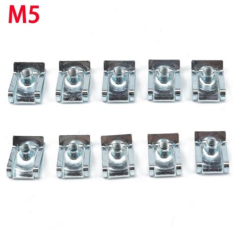 Cheap 10pcs M4m5m6m8 65 Manganese Steel Clip Nutreed U Nuts Speed