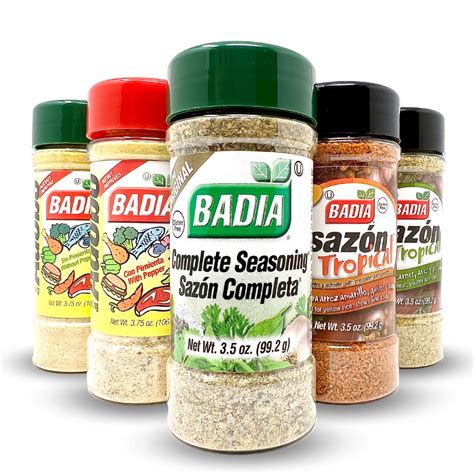 Adobo Sazon Tropical Complete Seasoning 3 5 Oz Sampler Bundle