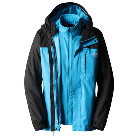 The North Face Evolve Ii Triclimate Jacket In Jacket Shady Blue Tnf