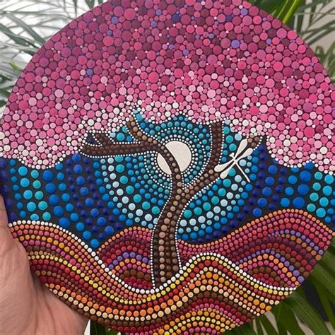 Mandala Dot Art Painting 32 Inch Etsy