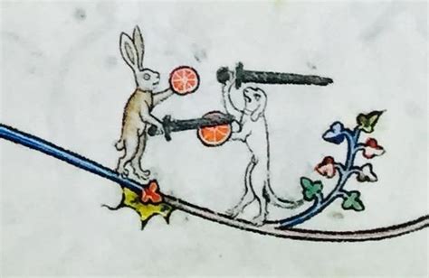 Why So Many Medieval Manuscripts Depict Violent Rabbits Artofit