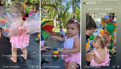 Nathalia Dill mostra sua bebê de 1 ano em bailinho de Carnaval e encanta