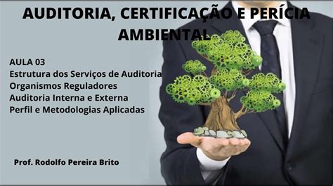 Auditoria Certificação E Perícia Ambiental Aula 03 Estrutura Auditorias Youtube