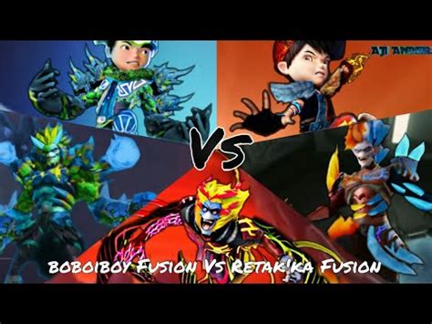 Boboiboy Fusion Vs Retak Ka Fusion Kuasa Elemental Fusion Baru Tahap