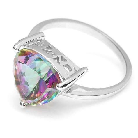 Rainbow Fire Genuine Mystic Topaz Trillion Cut 3ct Iobi Precious Gems