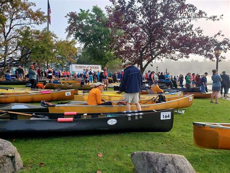 A Misty Start To This Year S 90 Miler Canoe Race