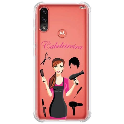 Capa Capinha P Moto E7 Power 0888 Cabelereira Quarkcase Capinha