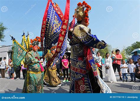 Actor Dress Up For Chinese Opera Show In Beijing Theatre Festival