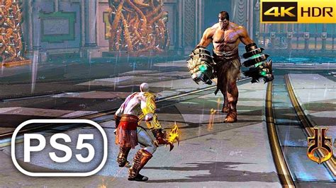 God Of War 3 Ps5 Kratos Vs Hercules Boss Fight Godofwar Godofwar3