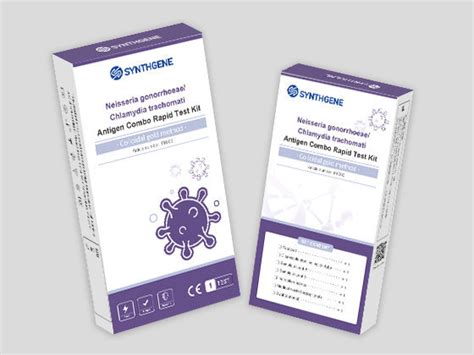 Neisseria Gonorrhoeaechlamydia Trachomatis Antigen Combo Rapid Test Kit Colloidal Gold Method