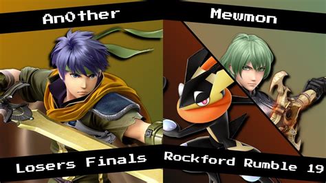 Losers Finals An0ther Ike Vs Mewmon Greninja Byleth Rockford