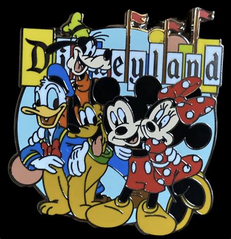 Disneyland Marquee Fab 5 Mickey Minnie Donald Goofy And Pluto Disneyland Is Home