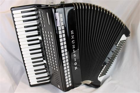 4170 Black Excelsior 911 Piano Accordion LMMM 41 120