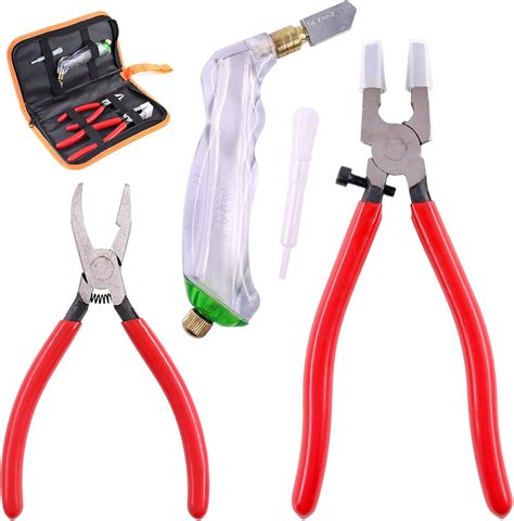 Heavy Duty Glass Running Pliers Breaker Grozer Pliers And Grip Oil