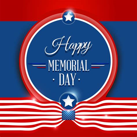 Happy Memorial Day Background 622021 Vector Art At Vecteezy