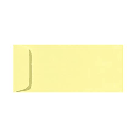 Lux Open End Envelopes Peel Press Closure Lemonade Yellow Pack Of