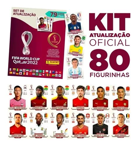 Kit De Atualização 80 Figurinhas Copa Do Mundo Panini 2022 Mebuscar