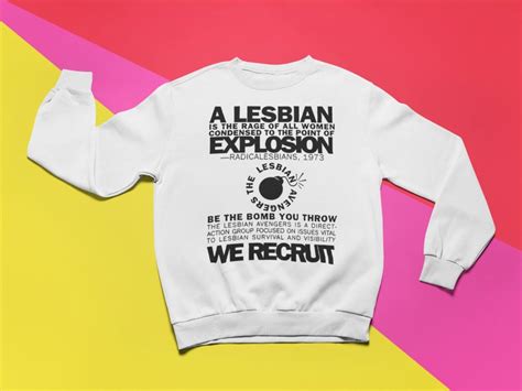 Lesbian Explosion Riot Sweatshirt Dyke Vintage Retro Tomboy Etsy