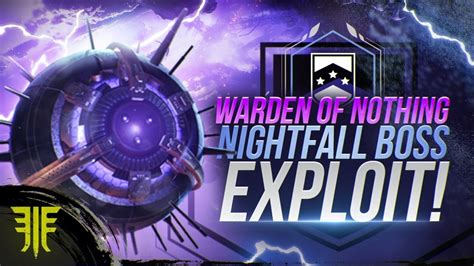 Warden Of Nothing Nightfall Boss Exploit Destiny 2 Forsaken Guide Youtube