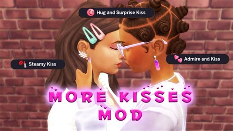 Kiss Interaction Mini Mod For Realistic Kisses And Affection 👄 The Sims 4 Youtube