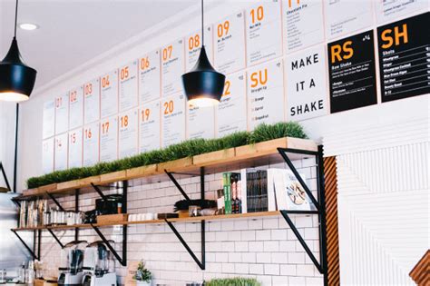 A Modern Juice Bar Designed By Bells And Whistles