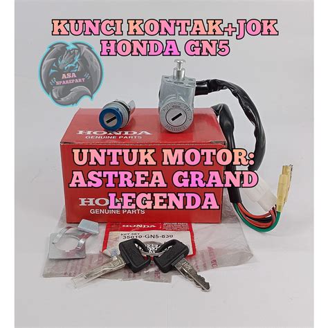 Jual KUNCI KONTAK JOK ASLI ORIGINAL HONDA AHM GN5 MOTOR ASTREA GRAND